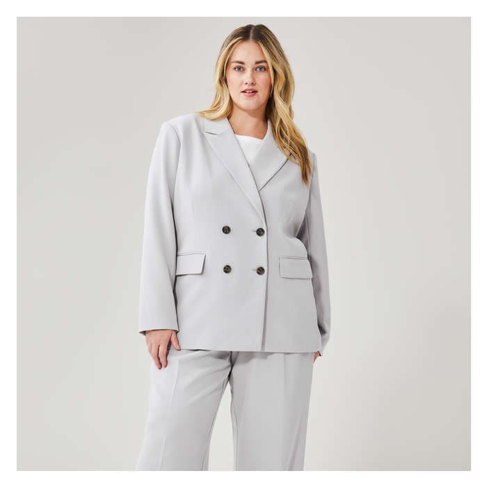 Women+ Double-Breasted Blazer